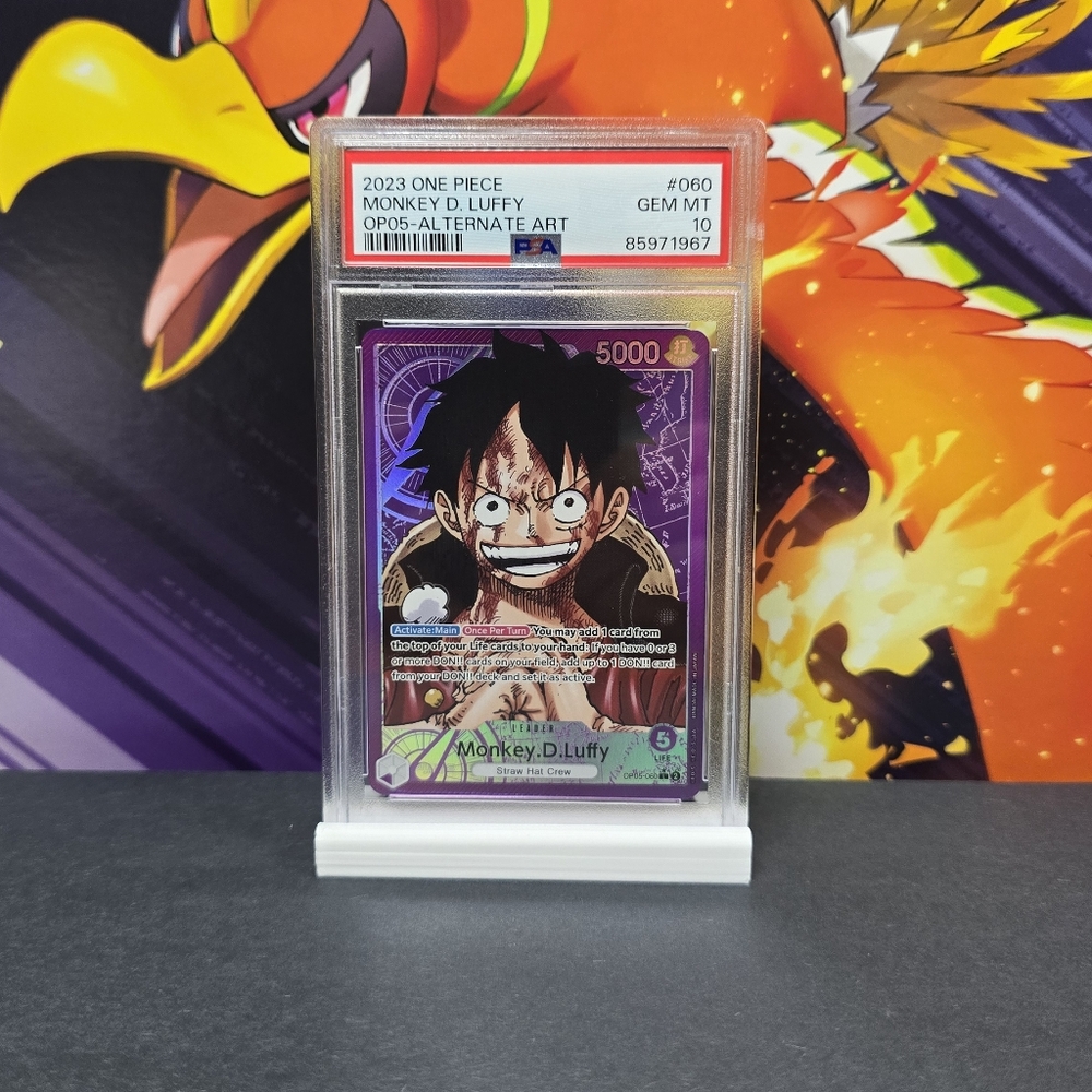 8 PSA Card Stands White